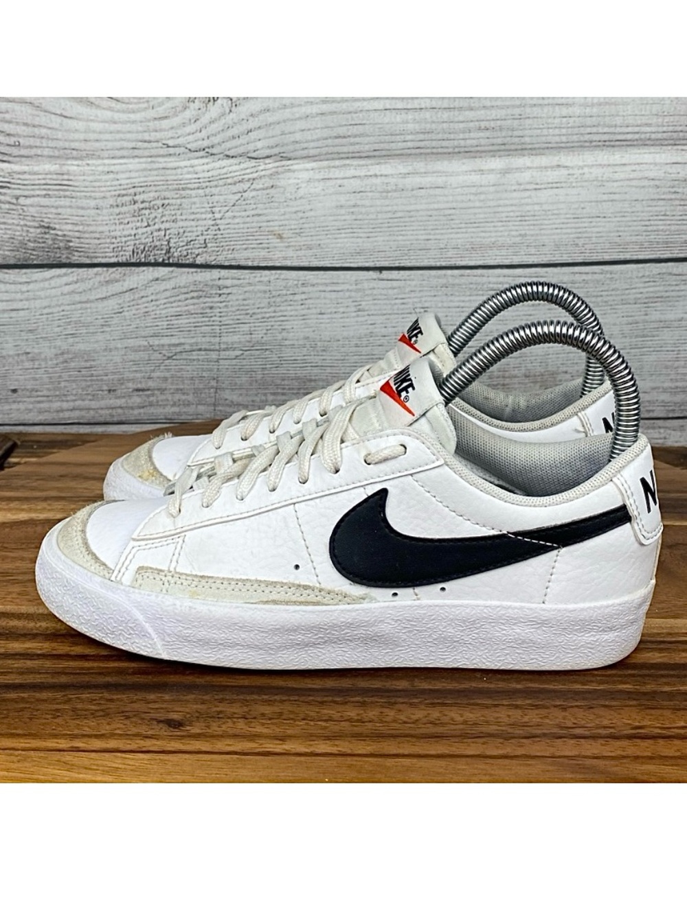 Nike Blazer Low '77 Black White Sneaker Women’s Shoe Size 5 Youth Size 3.5